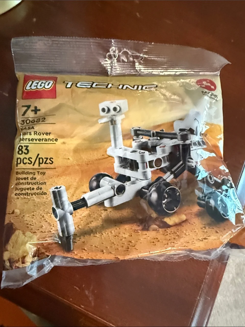 Lego Technic Mars Rover Model - White and Black